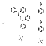 structure of CAS# 175079-12-6, palladium(II) [3-(diphenylphosphanyl)propyl]diphenylphosphane bis(benzonitrile) bis(tetrafluoroboranuide);[Pd  2] 2