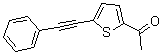 CAS 登录号：175203-54-0， 1-[5-(2-苯基乙炔基)-2-噻吩基]-乙酮