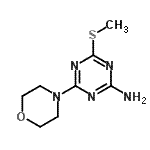 CAS#: 175204-65-6， 4-(Methylsulfanyl)-6-(4-Morpholinyl)-1,3,5-Triazin-2-Amine