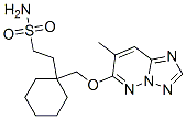 CAS 登录号：175215-29-9， 2-[1-[(7-甲基-[1,2,4]三唑并[5,1-f]哒嗪-6-基)氧基甲基]环己基]乙烷磺酰胺