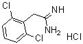结构式 CAS# 175276-76-3, 2,6-二氯-苯乙脒盐酸盐(1:1)