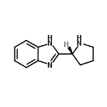 CAS 登录号：175530-90-2， 2-[(2R)-2-吡咯烷基]-1H-苯并咪唑