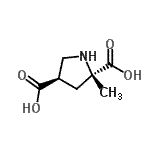 CAS#: 175793-11-0， (2S,4R)-2-Methyl-2,4-Pyrrolidinedicarboxylic Acid