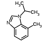 CAS 登录号：17582-99-9， 1-异丙基-7-甲基-1H-苯并咪唑