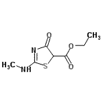 CAS 登录号：175856-35-6， 乙基2-(甲基氨基)-4-氧代-4,5-二氢-1,3-噻唑-5-羧酸酯