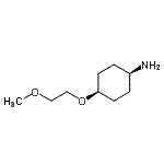 CAS 登录号：175867-00-2， 顺式-4-(2-甲氧基乙氧基)环己胺