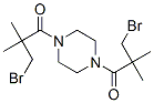 CAS 登录号：1760-15-2， 3-溴-1-[4-(3-溴-2,2-二甲基-丙酰)哌嗪-1-基]-2,2-二甲基-丙-1-酮