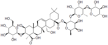CAS 登录号：176182-01-7， 瓜子金皂苷XXVIII