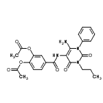 CAS#: 176379-16-1， 4-[(6-Amino-2,4-Dioxo-1-Phenyl-3-Propyl-1,2,3,4-Tetrahydro-5-Pyrimidinyl)Carbamoyl]-1,2-Phenylene Diacetate