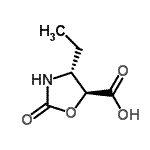 CAS#: 176693-28-0， (4R,5S)-4-Ethyl-2-Oxo-1,3-Oxazolidine-5-Carboxylic Acid