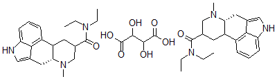 CAS#: 17676-08-3， Lysergide tartrate