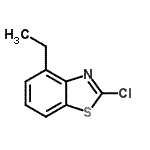 结构式 CAS# 176976-44-6, 2-氯-4-乙基-1,3-苯并噻唑