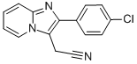 CAS 登录号：17744-99-9， 2-(p-氯苯基)-3-氰基甲基咪唑并(1,2-a)吡啶