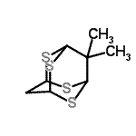 CAS 登录号：17749-63-2， 9,9-二甲基-2,4,6,8-四硫杂三环[3.3.1.1<sup>3,7</sup>]癸烷