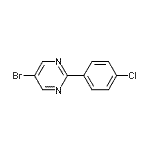 CAS#: 177727-15-0， 5-Bromo-2-(4-Chlorophenyl)Pyrimidine
