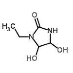 CAS 登录号：177781-53-2， 1-乙基-4,5-二羟基-2-咪唑烷酮