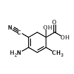 CAS#: 177913-37-0， 4-Amino-5-Cyano-1-Hydroxy-2-Methyl-2,4-Cyclohexadiene-1-Carboxylic Acid