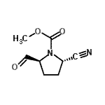 CAS#: 177950-86-6， Methyl (2S,5S)-2-Cyano-5-Formyl-1-Pyrrolidinecarboxylate