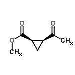 CAS 登录号：178033-26-6， 甲基(1R,2S)-2-乙酰基环丙烷羧酸酯