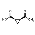CAS 登录号：178033-28-8， (1R,2S)-2-乙酰基环丙烷羧酸
