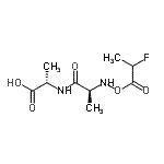 CAS 登录号：178181-39-0， N-[(2-氟丙酰基)氧基]-L-丙氨酰-L-丙氨酸
