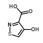 CAS 登录号：178316-76-2， 4-羟基-1,2-噻唑-3-羧酸