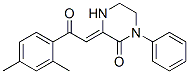 CAS 登录号：178408-23-6， (3Z)-3-[2-(2,4-二甲基苯基)-2-氧代乙亚基]-1-苯基哌嗪-2-酮
