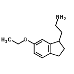 CAS 登录号：178677-04-8， 2-(6-乙氧基-2,3-二氢-1H-茚-1-基)乙胺