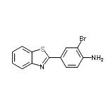 CAS 登录号：178804-06-3， 4-(1,3-苯并噻唑-2-基)-2-溴苯胺