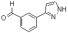 CAS 登录号：179057-26-2， 3-(1H-吡唑-3-基)-苯甲醛