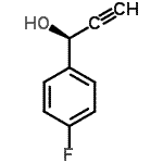 CAS 登录号：179249-16-2， (1S)-1-(4-氟苯基)-2-丙炔-1-醇