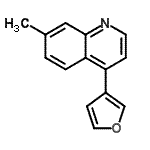 CAS 登录号：179380-96-2， 4-(3-呋喃基)-7-甲基喹啉