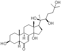 CAS#: 17942-08-4， (3beta,5beta,22R)-3,14,20,22,25-Pentahydroxycholest-7-En-6-One