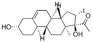 CAS 登录号：17975-91-6， 1-[(3S,8R,9S,10R,13S,14S,16S,17R)-3,17-二羟基-16-碘-10,13-二甲基-1,2,3,4,7,8,9,11,12,14,15,16-十二氢环戊烯并[a]菲-17-基]乙酮