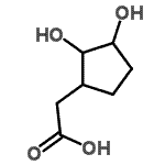 CAS 登录号：180195-94-2， (2,3-二羟基环戊基)乙酸