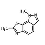 CAS#: 18035-09-1， 1,7-Dimethyl-1H-[1,3]Thiazolo[4,5-g]Indazole