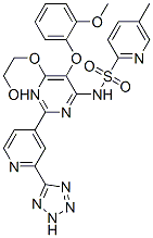 CAS 登录号：180384-56-9， N-[6-(2-羟基乙氧基)-5-(2-甲氧基苯氧基)-2-[2-(2H-四唑-5-基)吡啶-4-基]嘧啶-4-基]-5-甲基吡啶-2-磺酰胺