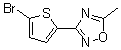 CAS#: 180530-13-6， 3-(5-Bromo-2-Thienyl)-5-Methyl-1,2,4-Oxadiazole