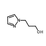 结构式 CAS# 180741-37-1, 3-(1H-吡唑-1-基)-1-丙醇
