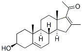 CAS#: 1808-63-5， 3beta-Hydroxy-16-Methylpregna-5,16-Dien-20-One