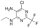 CAS 登录号：1810-35-1， 6-氯-N4-乙基-2-(三氟甲基)-4,5-嘧啶二胺