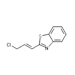 CAS 登录号：181048-59-9， 2-[(1E)-3-氯-1-丙烯-1-基]-1,3-苯并噻唑