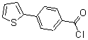 结构式 CAS# 181132-70-7, 4-(2-噻吩基)-苯甲酰氯