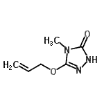 CAS 登录号：181274-49-7， 5-(烯丙氧基)-4-甲基-2,4-二氢-3H-1,2,4-三唑-3-酮