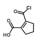 CAS#: 181313-40-6， 2-(Chlorocarbonyl)-1-Cyclopentene-1-Carboxylic Acid