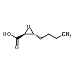 CAS 登录号：181378-55-2， (2S,3R)-3-丁基-2-环氧乙烷羧酸