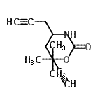 CAS#: 181478-03-5， 2-Methyl-2-Propanyl 1,6-Heptadiyn-4-Ylcarbamate