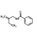 CAS 登录号：181581-82-8， N-(2-亚甲基丁基)苯甲酰胺