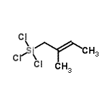 CAS#: 18163-57-0， Trichloro[(2E)-2-Methyl-2-Buten-1-Yl]Silane