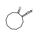 CAS 登录号：18208-23-6， 2-重氮基环癸壬